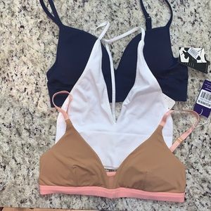 Beautiful bras. You get all 3 for the price of one!!! Never worn/with tags.